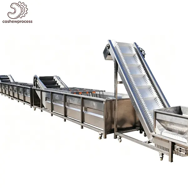 Industrial Cashew Cleaning Machine — 1000kg/h Washer with Stone Removal cashew processing machine